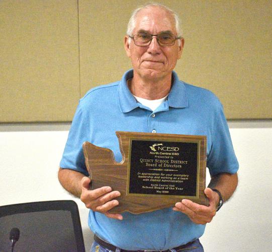 Quincy School Board honors student representatives and earns an award