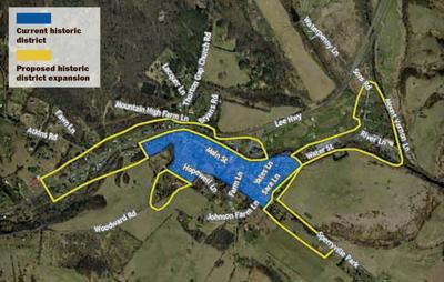 sperryville historic district expansion map