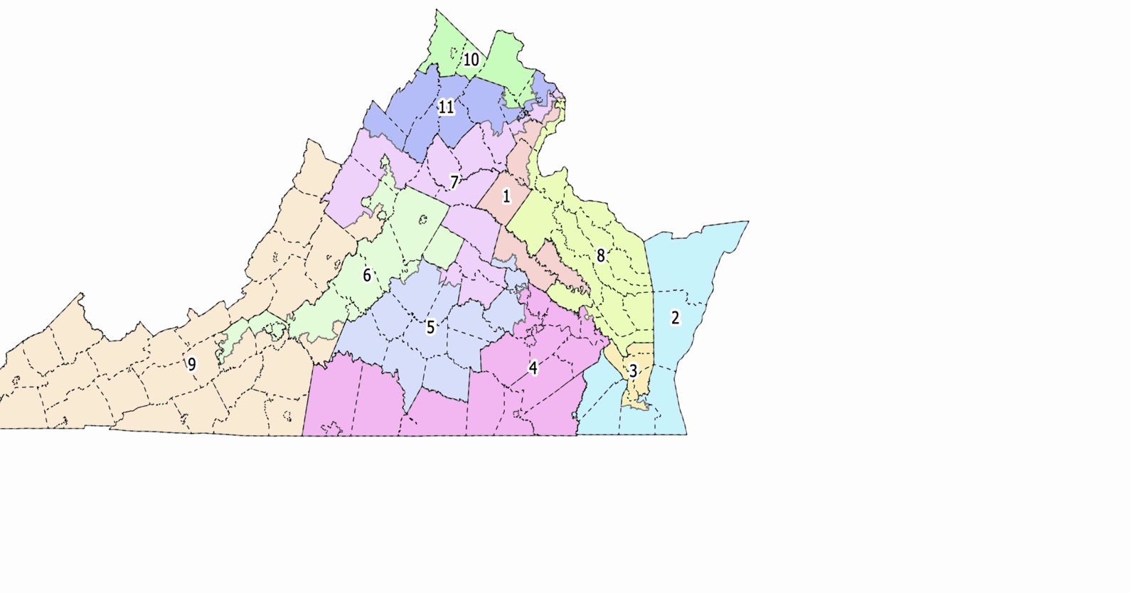 Virginia Democrats release long-awaited 10–1 congressional map