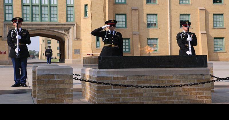 NMMI Centennial Flame Guard stands watch on Sept. 11