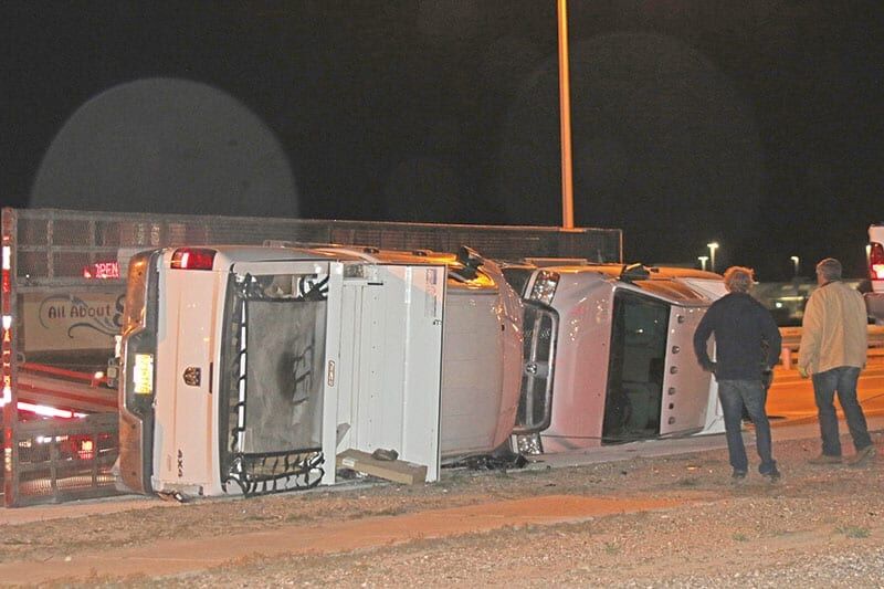 Semi-truck Overturns After Jackknifing Accident | Local News | Rdrnews.com