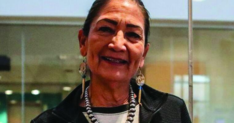 Haaland visits UNM, speaks to students
