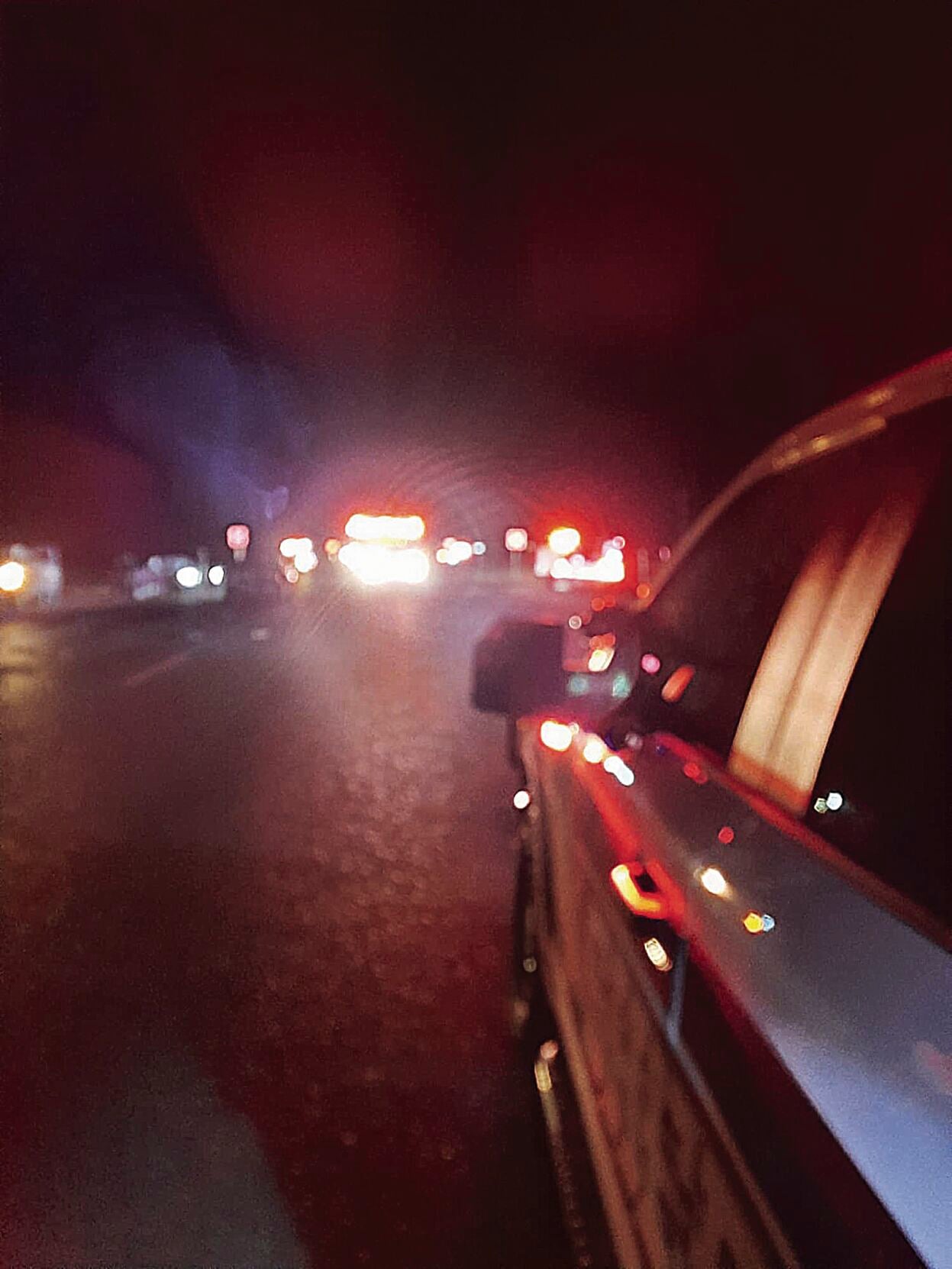A multi-vehicle accident in Chaves County in December 2023