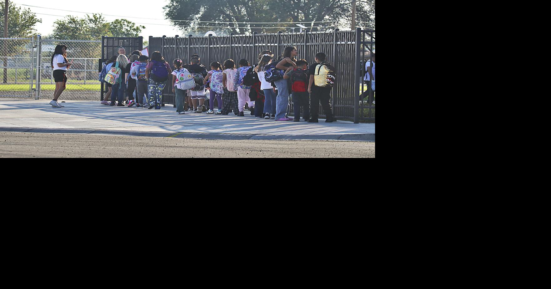 First school day (ever) at new Nancy Lopez campus