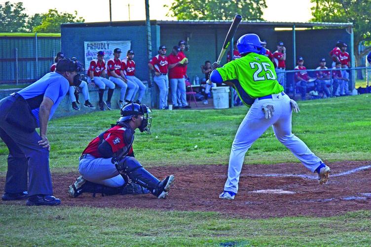 Invaders Hitter Najay King (25) vs Alpine game one