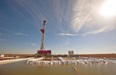 West Texas oil rig
