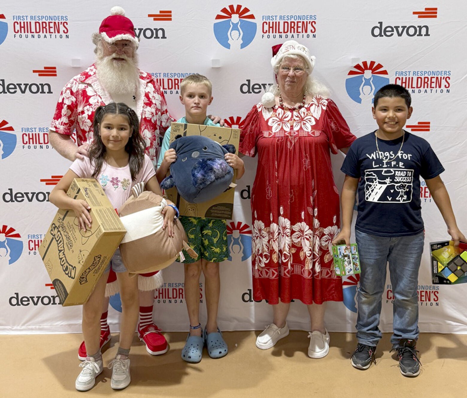 Holiday joy in July with the Toy Express