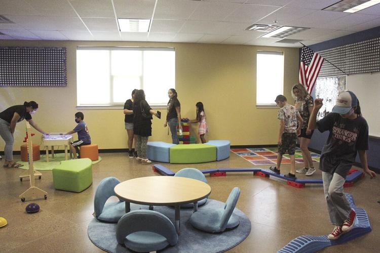Sensory room opens at Burkhart Elementary for students who need a break -  Chalkbeat