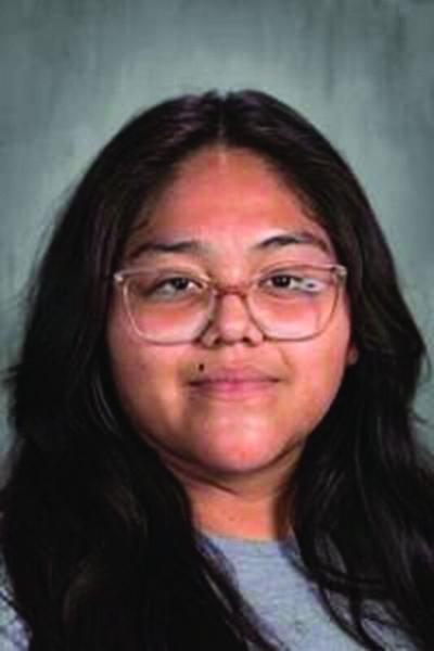 Goddard High School April Student of the Month Mia Mendoza