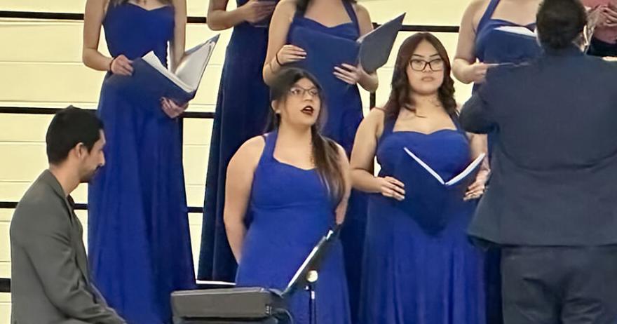 Goddard High School choir in annual spring performance