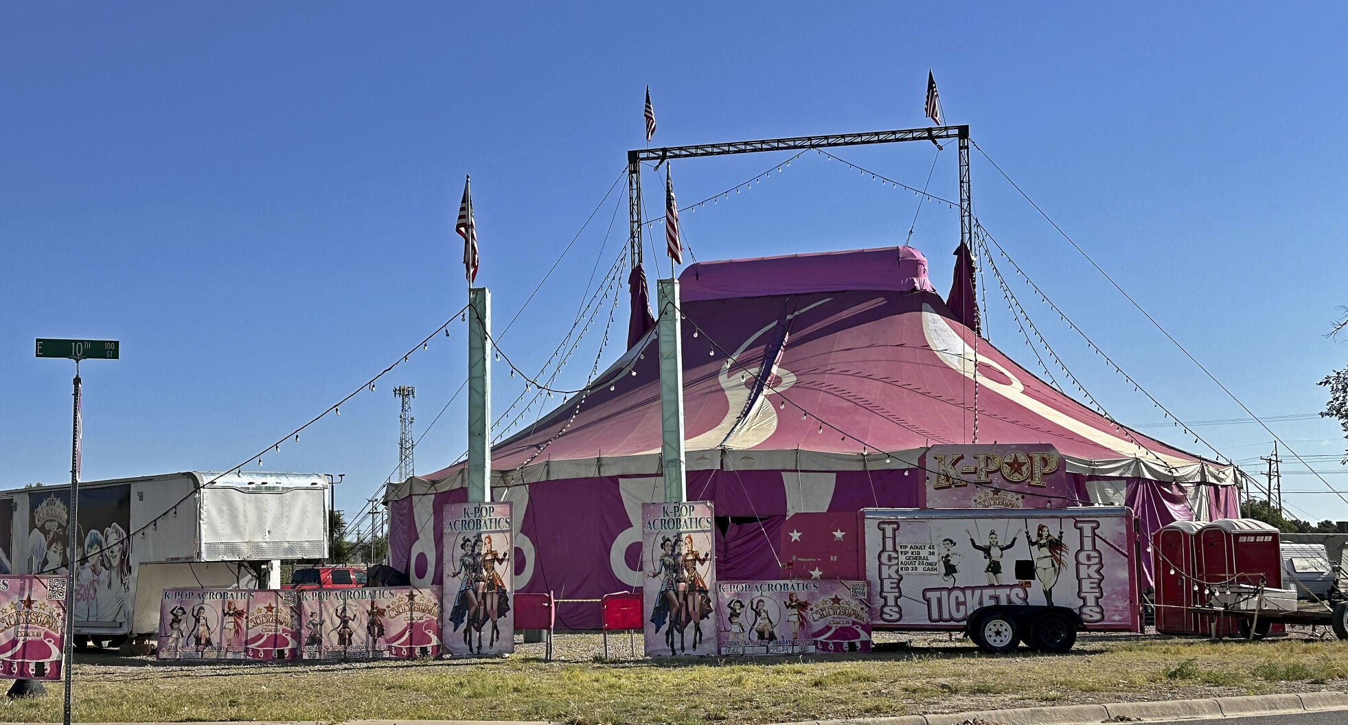 Big top, K-Pop rolls into town