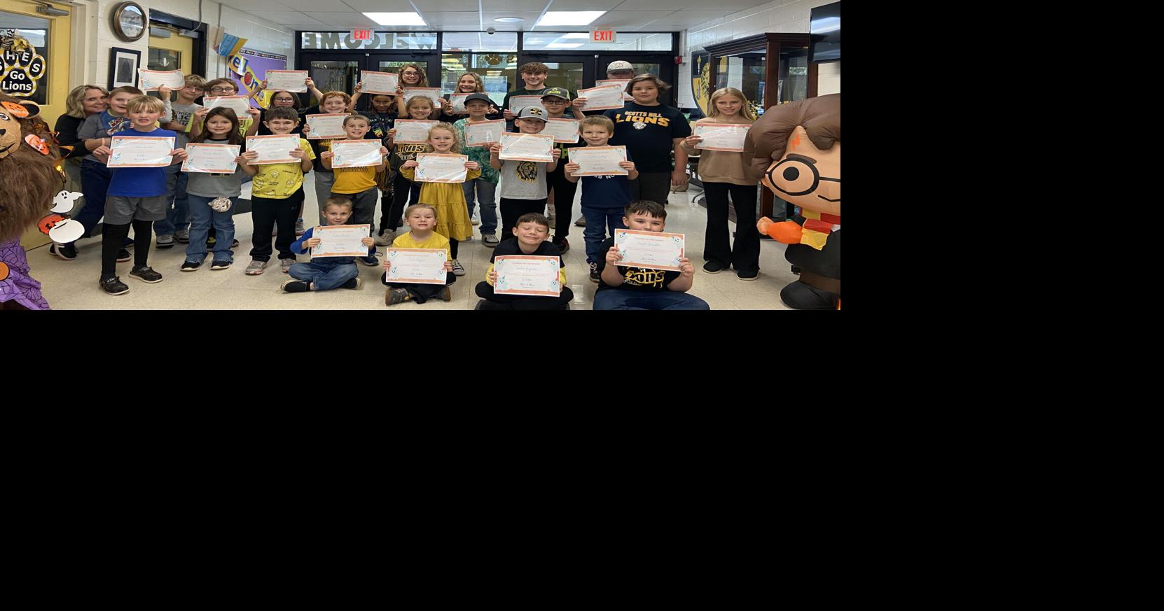 Scotts Hill Elementary October Students of the Month Schools