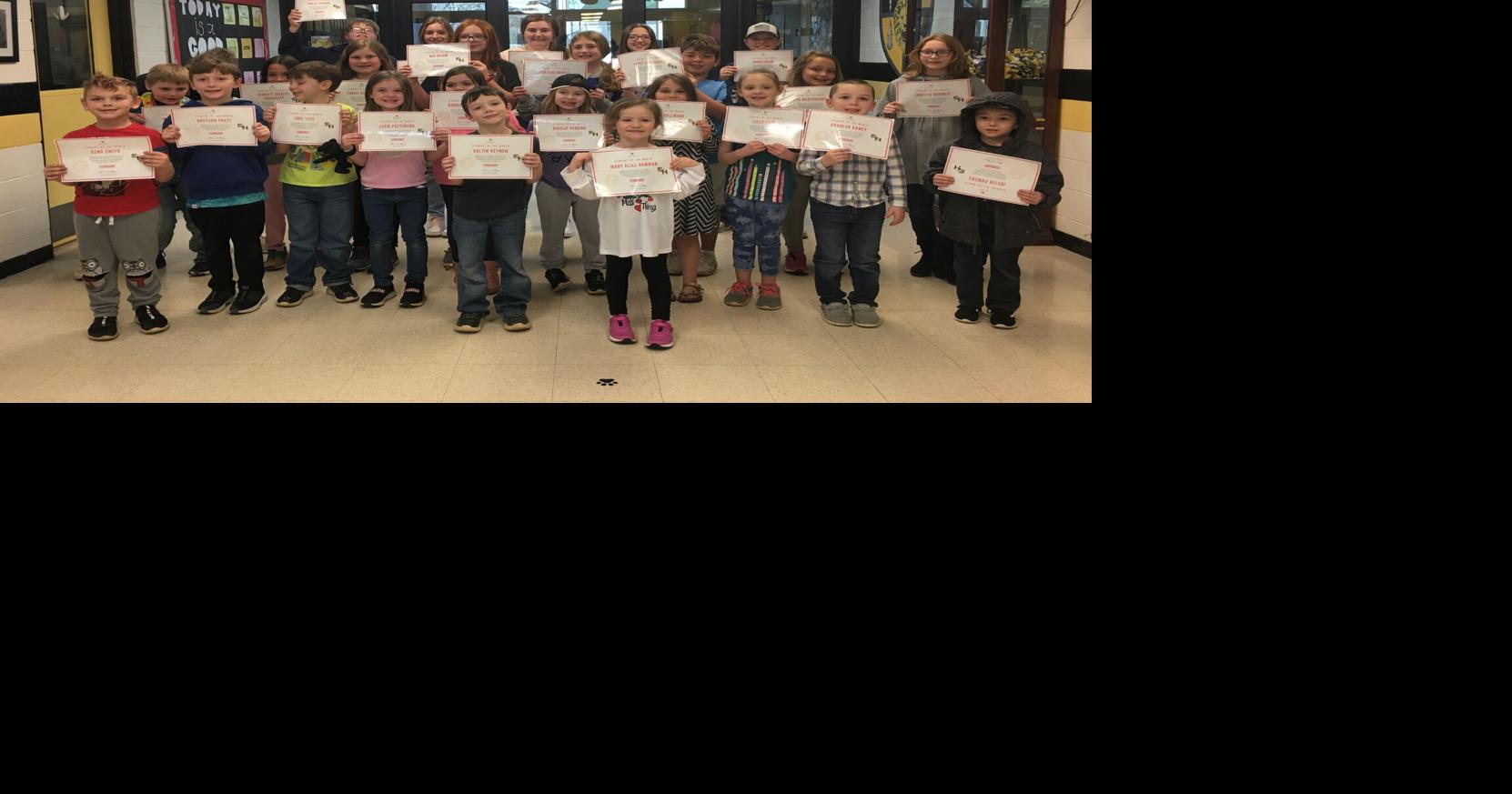 Scotts Hill Elementary February Students of the Month Schools