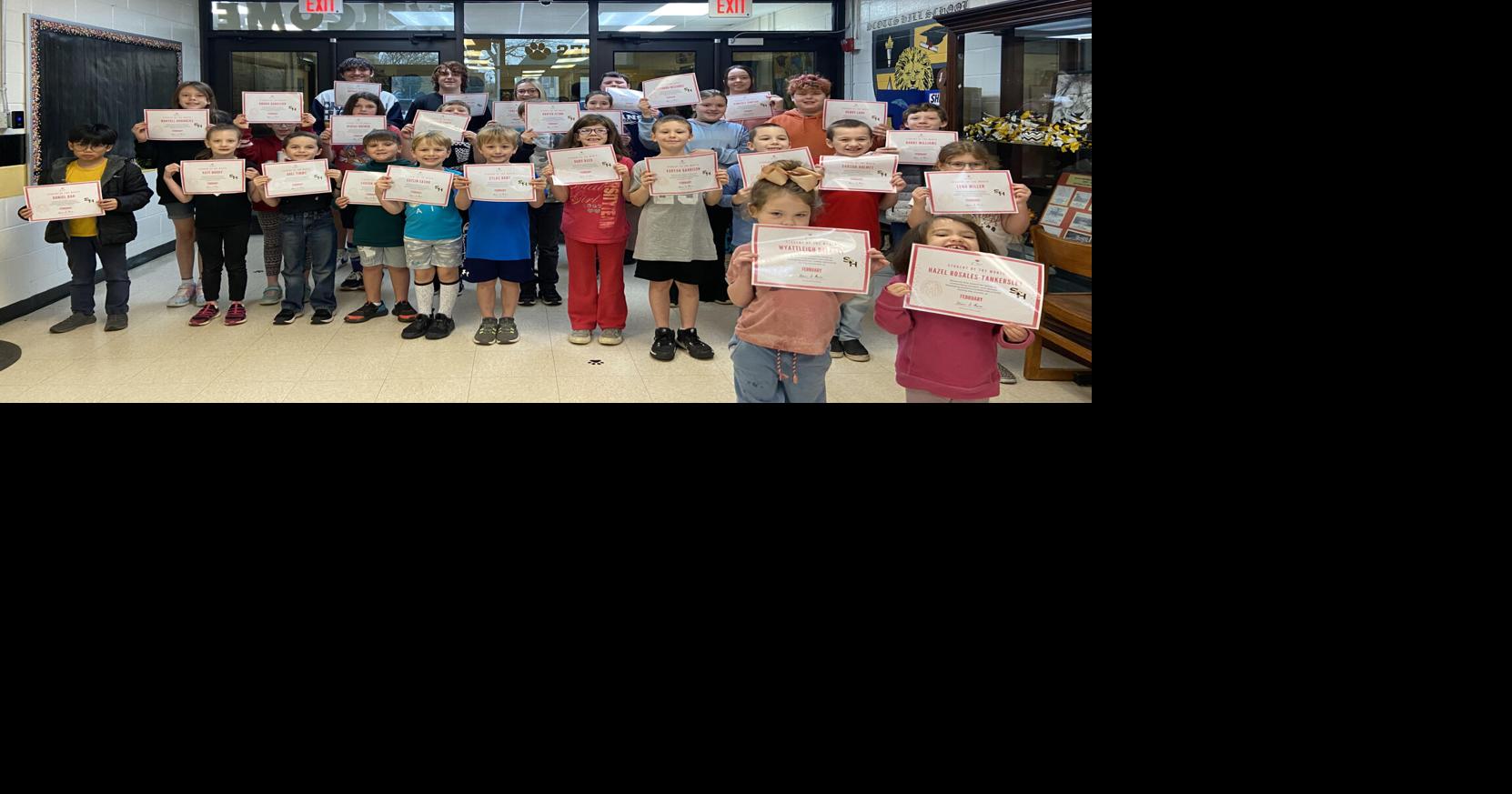 Scotts Hill Elementary February Students of the Month Schools