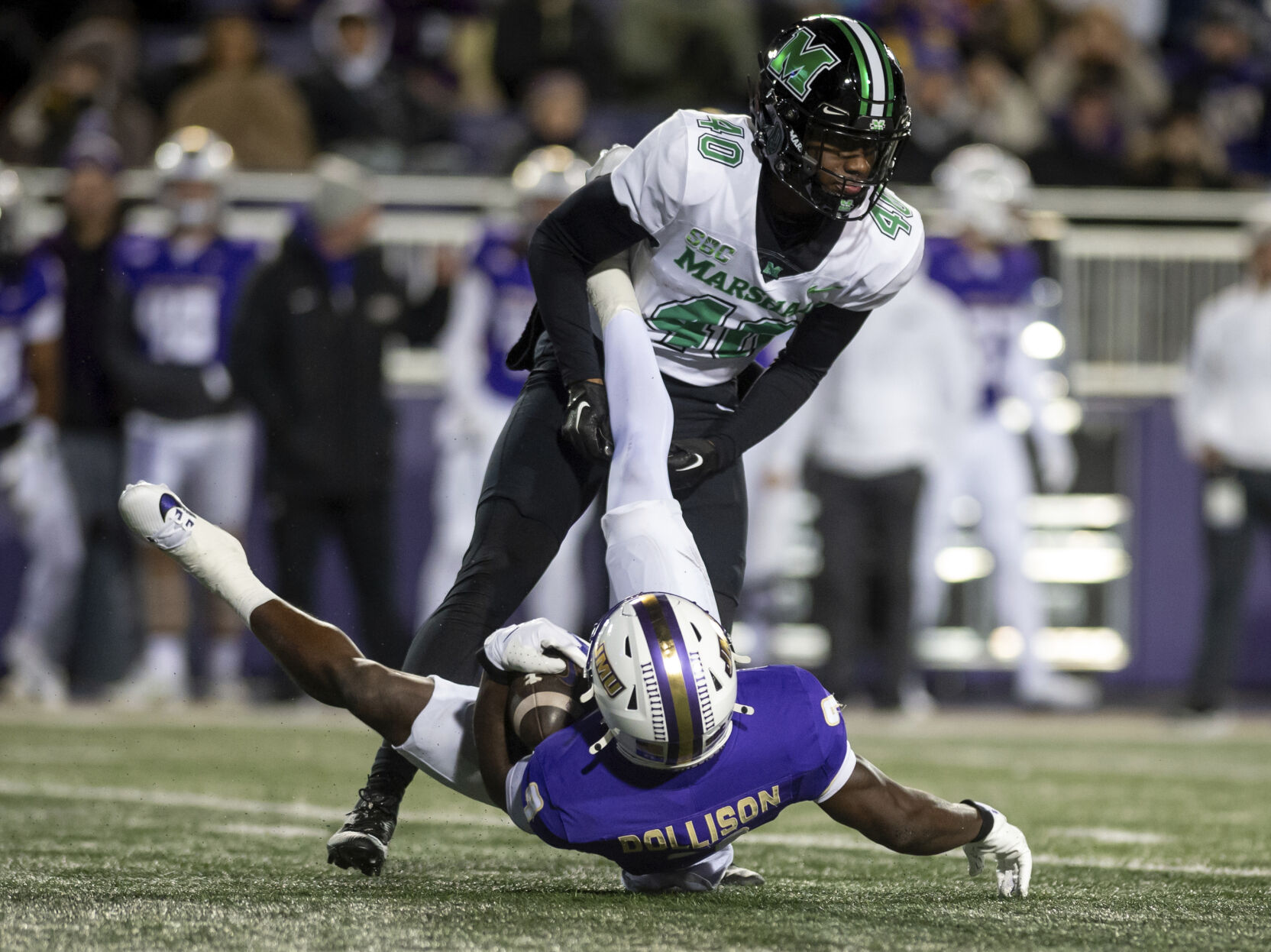 Marshall Beats JMU 35-33 In 2OT, Clinches Program's First Berth In Sun ...