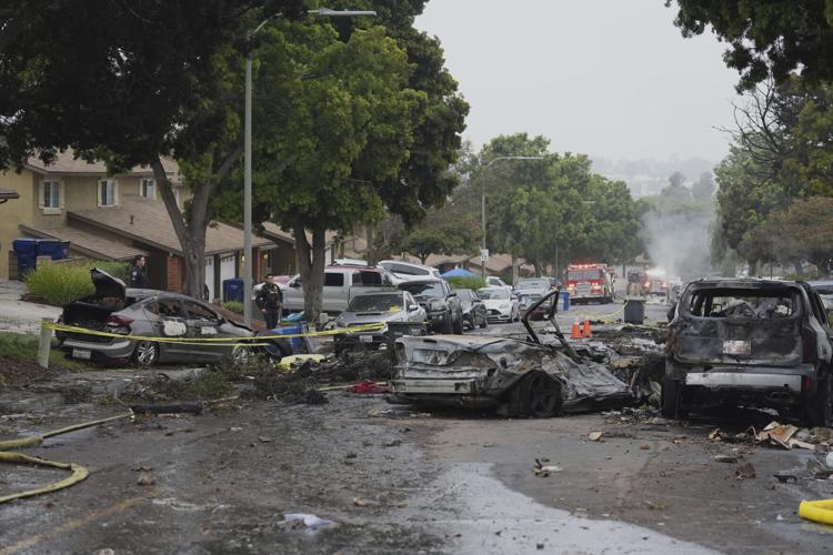 A music talent agency says 3 employees died on a plane that crashed into a San Diego neighborhood | National News | recorderonline.com