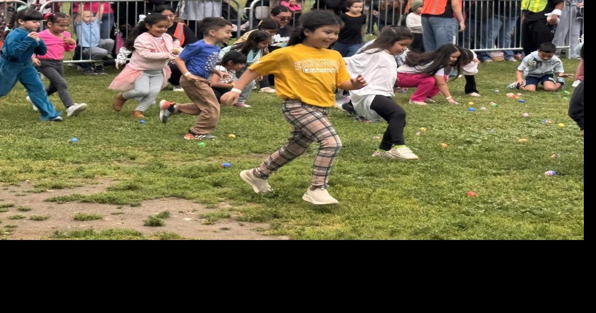The Race Is On: Plenty of smiles during Spring Egg Hunt | Photos ...