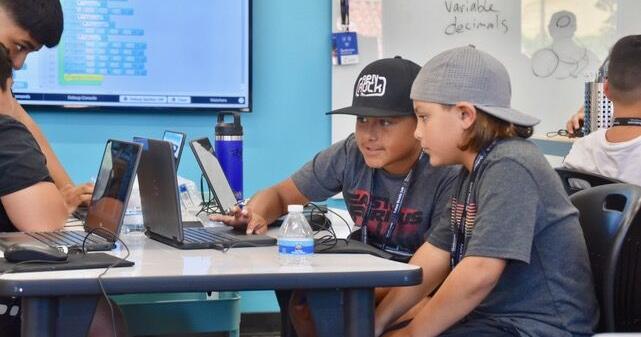 Mastering the Code: Students participate in coding camp | Photos ...