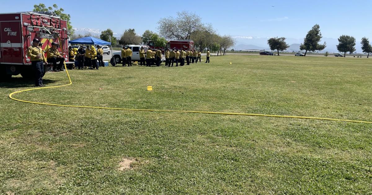 CalFire firefighters train at Porterville Sports Complex | Photos ...
