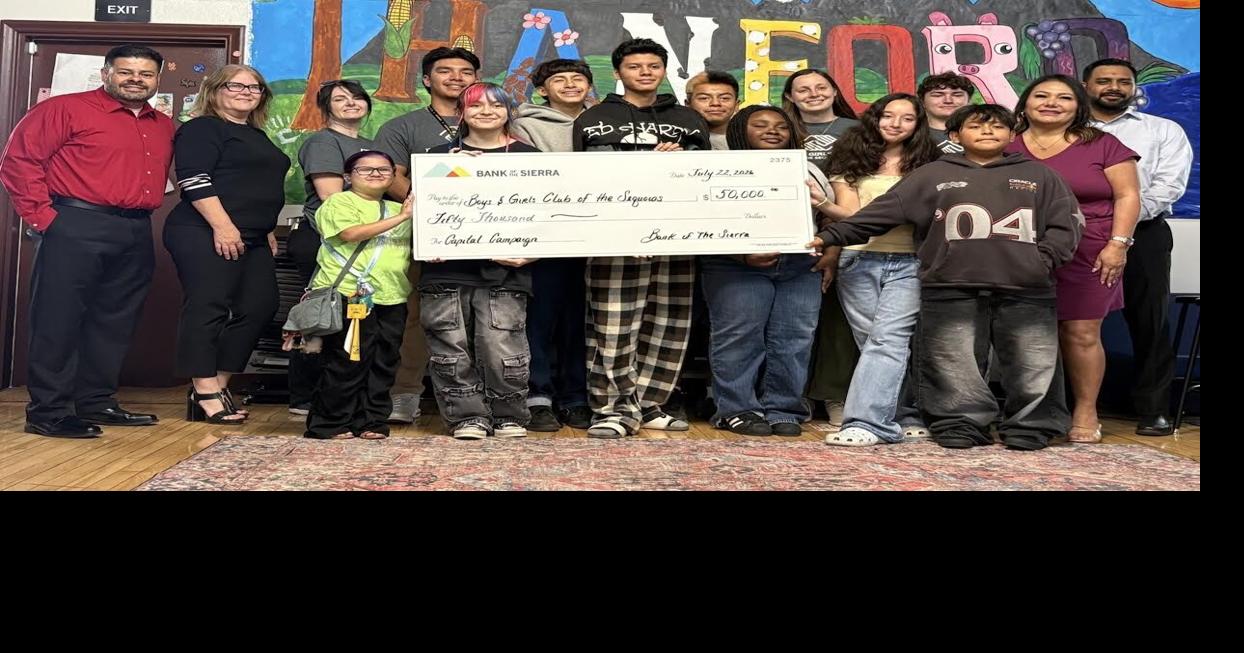 Bank of the Sierra donates $50,000 to Boys and Girls Clubs