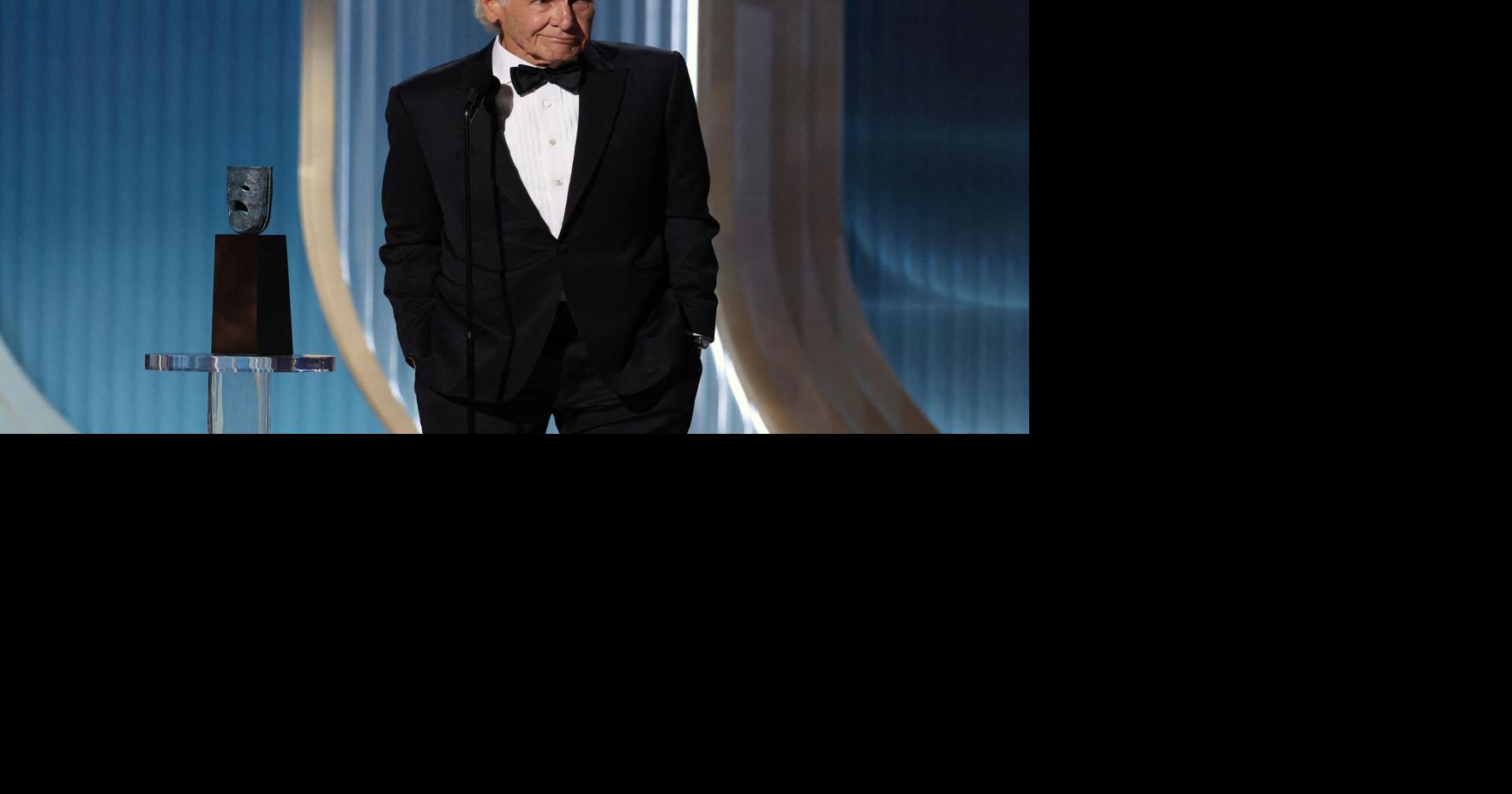 Harrison Ford gets tearful while accepting SAG-AFTRA Life Achievement Award