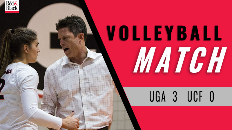 Georgia volleyball moves past UCF in straight sets at NIVC tournament ...