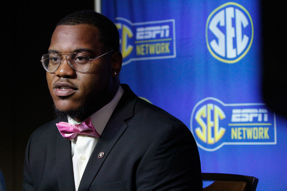 Twoyear turnaround Jonathan Ledbetter represents UGA after experiencing offthefield issues