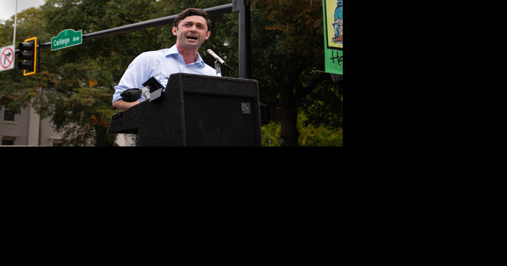 US Senate candidate Jon Ossoff hosts rally in Athens, encourages young ...