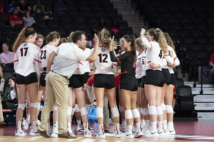 PHOTOS UGA volleyball defeats Tennessee 31 Multimedia