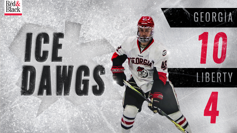 Ice Dawgs defeat Liberty 10-4 in 23rd consecutive home win, Hockey