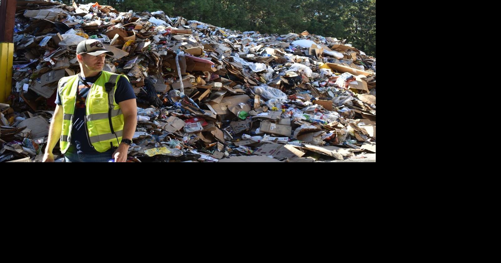 Athens recycling and landfill centers struggle under improper recycling