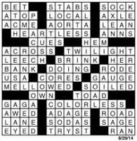 Crossword answers August 28.pdf | | redandblack.com