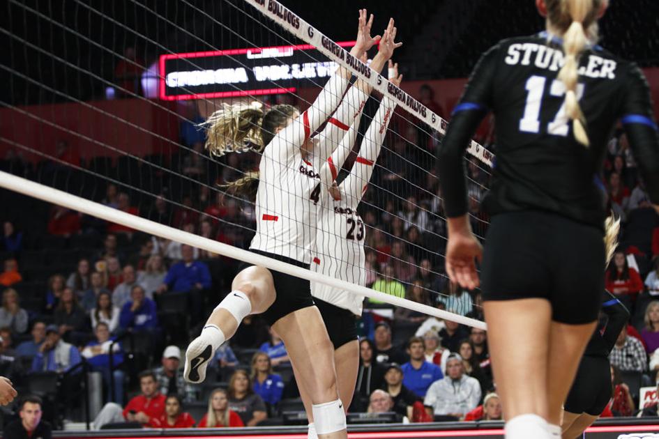 volleyball grabs second sweep of the weekend with 30 win over Mississippi State