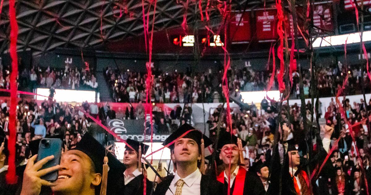Coliseum Graduation UGA students celebrate fall graduation at Stegeman Coliseum | Campus ...