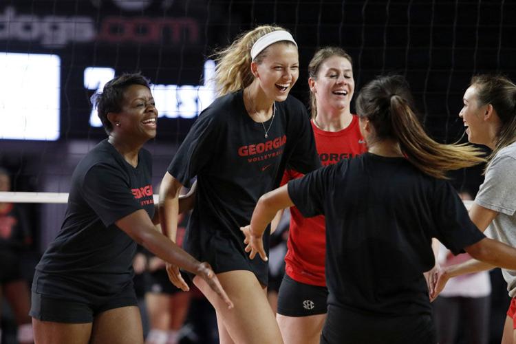 PHOTOS UGA Volleyball hosts alumni game, scrimmage Multimedia