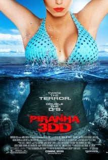 Now Showing!: 'Piranha 3DD' hassles the 'Hoff and hawks PBR ...