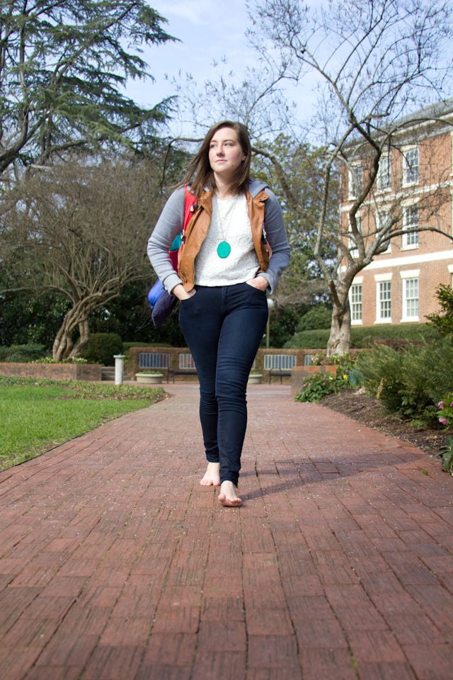 Walk for a cause: Freshman goes barefoot for social issues ...