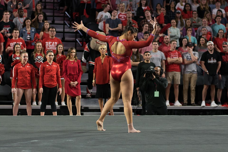 Sabrina’s show How the gymnast brings personality to her