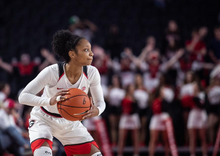 Georgia Women S Basketball Lifted By Strong Offensive Performance