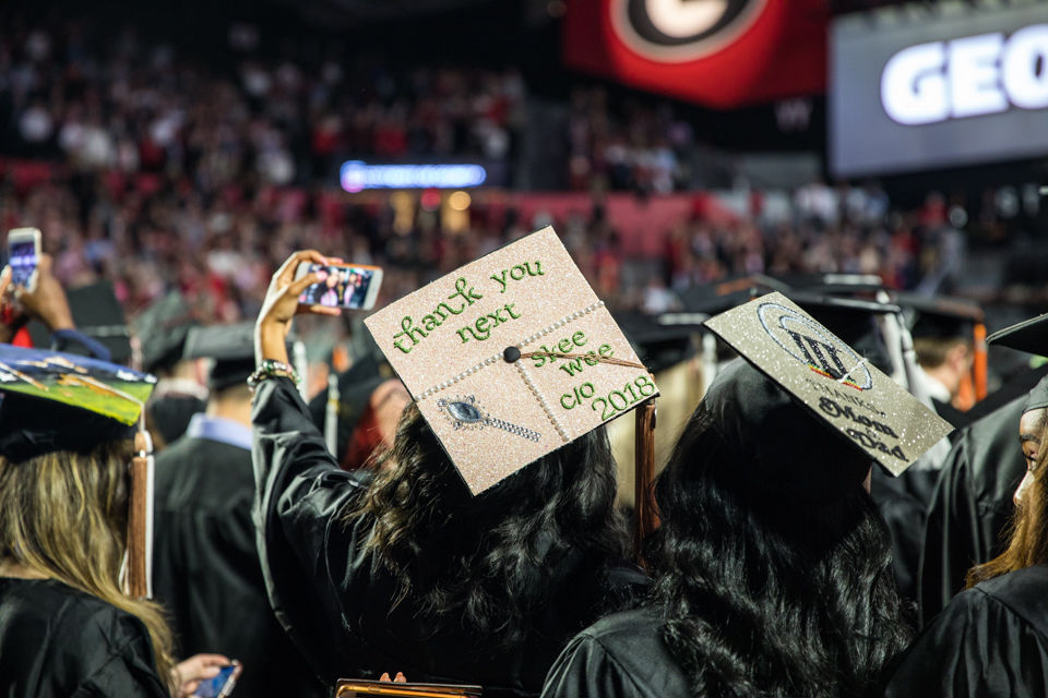 PHOTOS Caps and creativity Decorated graduation caps from UGA fall