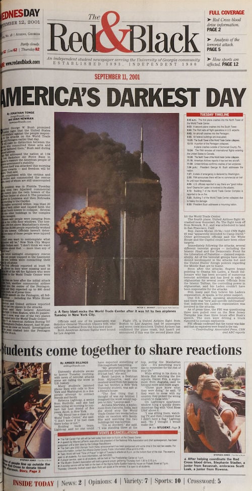 Remembering 9 11: Uga Administrator Reflects On Close Call At World 