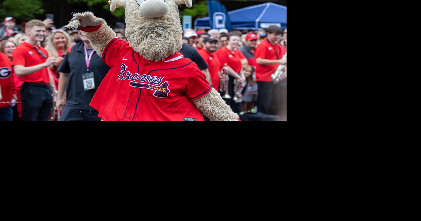 Photos: Blooper, the Braves' new mascot