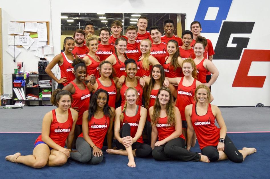 club gymnastics team ends fall with strong meet