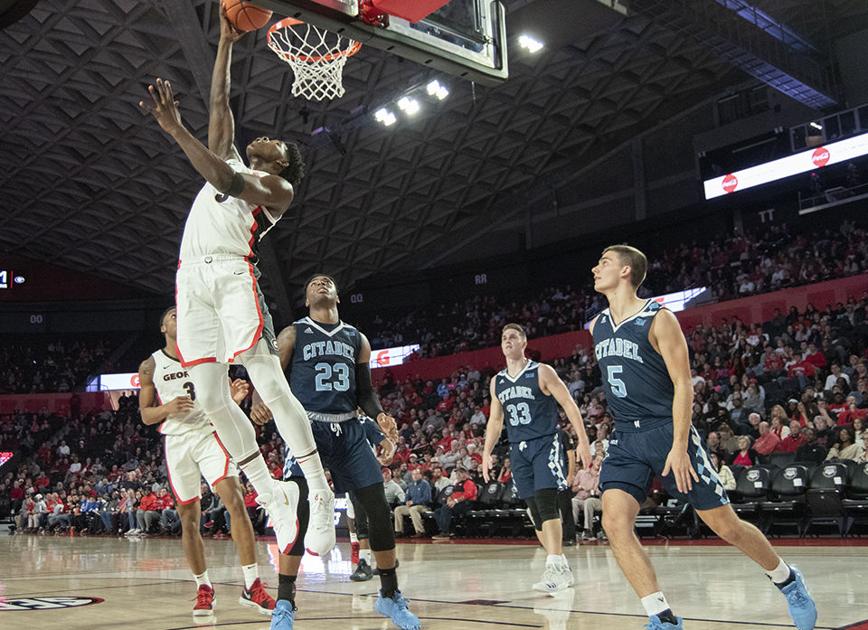 Observations Georgia Men S Basketball Outlasts The Citadel 95 86
