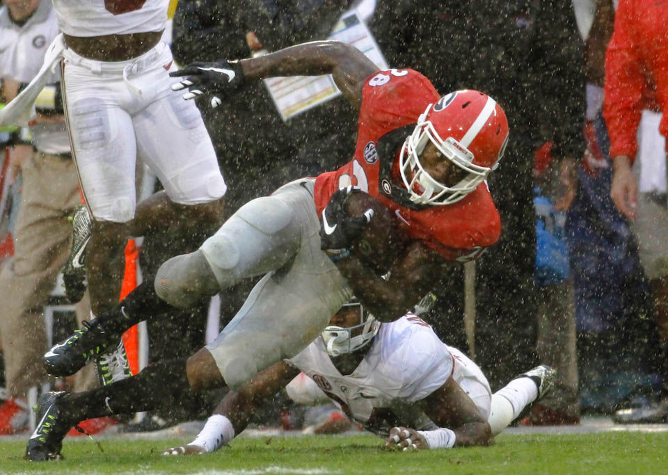 Georgia football practice report: Nick Chubb makes another