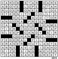Crossword April 1 | Puzzles | redandblack.com