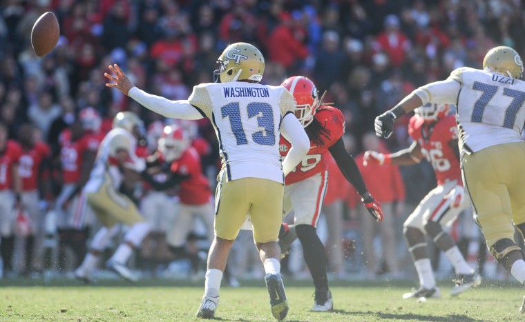 PHOTO GALLERY: Football Vs. Georgia Tech | Sports | Redandblack.com