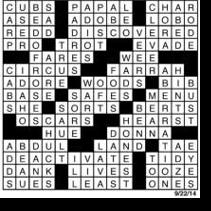 Crossword September 20 | Puzzles | redandblack.com