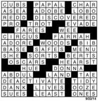Crossword September 20 | Puzzles | redandblack.com