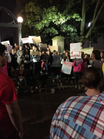 Protesters organize anti-hate march at UGA Arch in light of presidential election